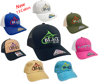 Black Bart Logo Hats