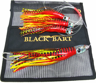 Black Bart Tuna Candy Chain Red Tiger/Yellow Tiger